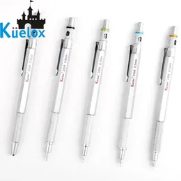 Kuelox Full Metal Mechanical Pencil 0.3/0.5/0.7/0.9/2.0mm 만화를 그리기 자동 연필 전문 수업 1pcs 240419