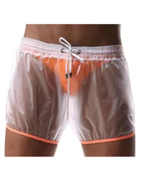 Termões de praia à prova d'água transparentes homens de banho de banheira rápida seca troncos Surfing Swimwear Board Short de Bain Homme C190408015264264