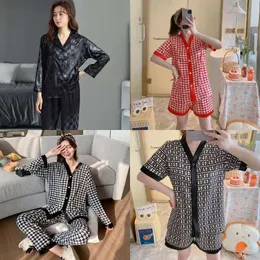 Womens Designer Sleepwear Lenceria Women s Silk Pamas For Casual Shorts Suits Ladies Set V Neck Sexy Nightwear Home Clothes 3Qi6 Ilk Horts Uits et Exy