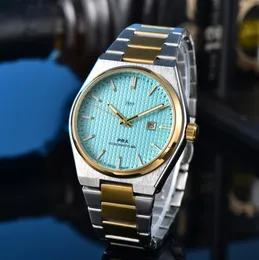 Hig Hquity Mens Tissotity 1853 Quartz Movimento Automático PRX Relógios Business Fashion Steel Band Watch Mens Relloguios Homem Rellojes Hombre Wristwatches #236