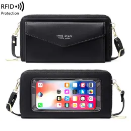 Borse 2023 Women Mini Spalla Stume Touch Screen Phone Mobile Bag Ladies Student Multifunction Messenger Wallet Borse