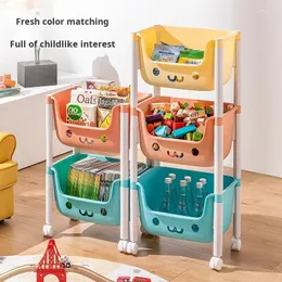 Küche Aufbewahrung Home Nacht Rack mehrstufig Boden Organizer Snacks Karren Spielzeug Racks