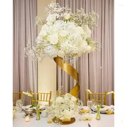 Party Decoration Golden Road Signs For Wedding Banquet Table Center Single Item Event Home El 10 PCs/Set