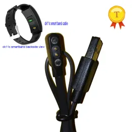 Accessori 2019 CK11c originale CK18S CK12 Smart Wristband CK18 ECG Braccialetti da polso Bracciale per caricatore a magnete 2pin Cavo di carica da 2 pin cavo