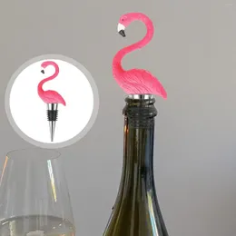 Muggar flaskstoppare glas flamingo bevarade blommor gåva bröllop gynnar gäster