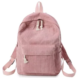 Mochilas mochilas mochilas mochilas Meninas de mochila Backpack Backpack Corduroy Backpack Mochilas adolescentes para meninas Bag feminina de ombro 133
