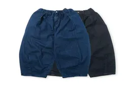Männer Japan Harajuku Streetwear Vintage Loose Casual Wide Bein Denim Pant Männliche Frauen Elastische Taille Harem Jeans Paar Hosen Men04486701