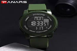 Sports Digital Luminous Outdoor Watch Mens مقاومة للماء LED متعددة الوظائف الإلكترونية Zegarek Meski Sportowy Wristwatches3329796