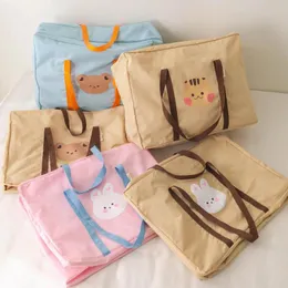 Storage Bags Ins Baby Kindergarten Quilt Bag Korean Style Cute Cartoon Bedding Travel Large Capacity Luggage Organizador