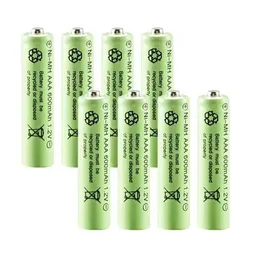 AAA Перезаряжаемая батарея ni-mh 600mah батарея NI-MH 600MAH для легкого звукового оборудования Микрофон Дистанционный контроль замена игрушек NIMH Новые