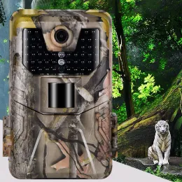 Kameralar HC900A Wildlife Trail Kamera 2.7K 36MP Video Fotoğraf Tuzağı Açık Hava Kızılötesi Avcılık Gecesi Görünümü Av için Hareket Algılama