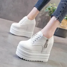 Casual Shoes Fashion Height Increasing Woman Platform Sneakers Women Breathable Wedge Basket Femme Zapatos De Mujer