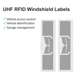 Kontrollfordon RFID Kontrollsystem Smart taggar Vindrutan RFID UHF Tag -klistermärke för bil