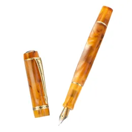 Pens New Kaigelu 316 Mini Celluloid Fountain Pen、Beautiful Patterns Iridium EF/F NIBオフィスビジネススクールのためのライティングインクペン