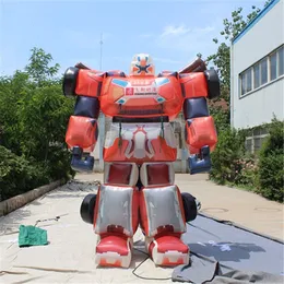 5mH 16.4ft Inflatable Balloon Robot With Blower and LED Light For Nightclub Decoartion Or Wedding Decor