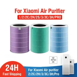 Purifierare Ersättningsluftfilter för Xiaomi Air Purifier 1/2/2S/2C/3/3C/3H Pro för MI -luftfilter med aktivt kolfilter