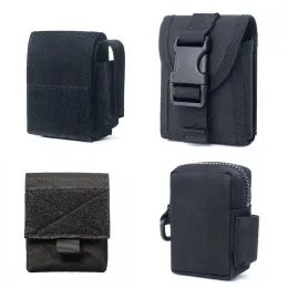 Bags Cigarette Bag Portable Molle Pocket Hunting Bag Compact Waterproof Edc Pouch Tactical Organizer Nylon Waist Pack Outdoor Pocket