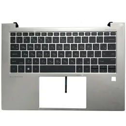 Lacklit Usrussianlatinukfrench لوحة المفاتيح لـ HP EliteBook 840 G9 845 مع حالة الغطاء العلوي RAMREST 240418