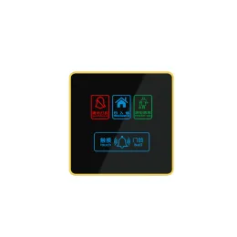 Steuerung 86*86mm LED Backlight Smart Electronic Hotel Room nicht stören Türplatten -Türglocke Bitte löschen Sie das Schild