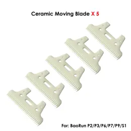 Trimmers Oryginalny ostro ceramiczne nóż głowicy ostrza do noża do noża do strzyżenia Baorun P2 P3 P6 P7 P9 S1 Ceramic Cutter 5pcs/Lot