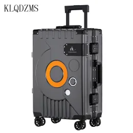 Bagagli klqdzms business valigia studente maschio ruota universale versione coreana i bagagli possono essere imbarcati da 20 pollici femminile