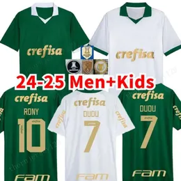 Novo aniversário de 110 anos de 110 anos Palmeiras 2024 Home Away Kits Edition Uniforme Tee de futebol especial para crianças/kit adulto