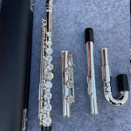 フルートシルバーメッキCキーインストゥルメント、16ホールクローズド