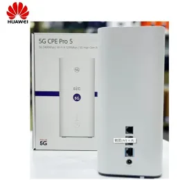 أجهزة التوجيه Huawei H158381 5G CPE Pro 5 Router 5g WiFi 6 7200Mbps RJ45 RJ11 SLOT NANOSIM 5G ROUTER