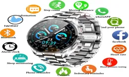 2021 Männer Smart Watch Heart Free Monitor IP68 Schwimmsport Luxuriöser Antwort Zifferblatt Bluetooth Call Can Smartwatch für Android iOS MEN5648269