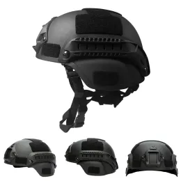 Caschi di qualità Casco leggero dell'esercito Casco da caccia tattica Mich2000 Airsoft MH Celmetto CS Real CS Fishing Riding Swat Attrezzatura