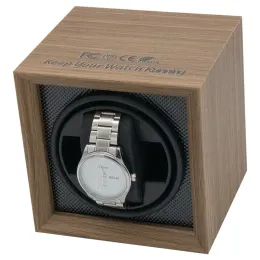 Kits Watch Winder für automatische Uhren USB -Strom verwendet weltweit stumme Mabuchi Motor Mechanical Watch Elektrische Rotate Ständer Box Holz