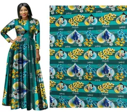 Ankara African Polyester Wachs Drucke Stoff Binta Real Wachs Hochqualität 6 Meter