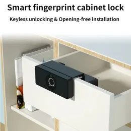 Control Fingerprint Drawer Lock Keyless Fingerprint Unlock Smart Wood Door Lock Cabinet Locker Furniture Drawer Smart Electronic Locks