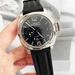 Pannerai Watch Luxury Designer Serisi Manuel Mekanik Saat Mens 44mm Siyah Plaka Sekiz Gün Dinamik Depolama PAM00233