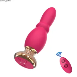 Anal Plug Vibrator Erwachsener Fernbedienung Sex Toys für Männer Frauen Anal Training Prostata Massagebast
