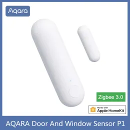 コントロール2022最新のAqaraドアウィンドウセンサーP1 Zigbee 3.0リモートビューインテリジェントリンケージスマートホームデバイスはアプリHomeKitで動作します