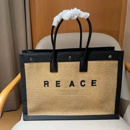 Трава тканая сумка для покупок сумочка большая сумка для дизайнера моды пляжная сумка для путешествий роскошные сумочки Shopper Totes Lady Clutch Высококачественная сумка для плеча