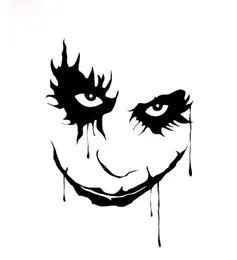 Joker Face عاكسة ماء نافذة السيارة الجدار Bummper Laptop ملصق CA845206891