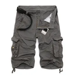 Homens de carga militar de cargo Militar Brand Exército Camuflagem Tactical Shorts Homem Algodão Loja Trabalho Casual Calças curtas PLUS TAMANHO 240416