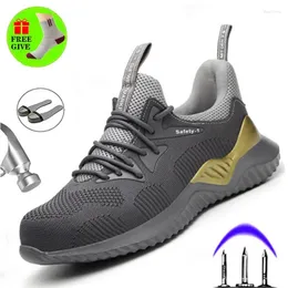 Stiefel hochwertige mutschreiche stabresistentem, atmungsaktivem Mesh Safety Shoes Ultra-light-Resistant Casual Sports hochwertiger Männer