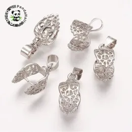 Bileşenler 100 PCS Pirinç Buz Toplama ve İzlemi Mücevherat için Metal DIY 24mm, Pin: 1mm, Delik: 5x4mm