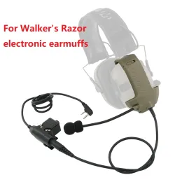 BLADES 전술 헤드셋 전자 에어 소프트 슈팅 헤드폰 어댑터 Walker 's Razor Electronic Eormuffs를위한 전술 U94 PTT