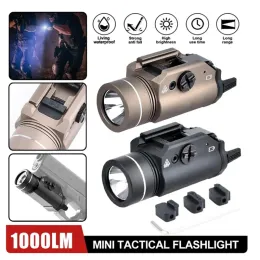TLR-1 with Logo Tactical Flashlight 800 Lumen LED Electronic for 20mm Rail Mouse Light Under G17 TLR1 Huingting