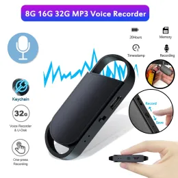 Recorder Keychain 32 GB USB Voice Activated Recorder Mini Dictaphone Professionelle Soundaufnahme mp3 Flash Drive Digitaler Audio -Datensatz