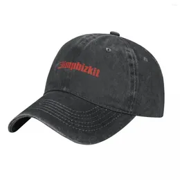 CAŁY BALL Limp Bizkit Denim Baseball Cap Logo Para Kobiet Design Trucker Hat Spring Y2K Zabawna siłownia na świeżym powietrzu Oddychaj