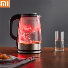 Kessel Xiaomi Glass Elektrisch Wasser Wasserkocher Edelstahl Home Led Light Tea Topf 1,7 l 220 V Temperaturregelung Antidry Elektrikkessel