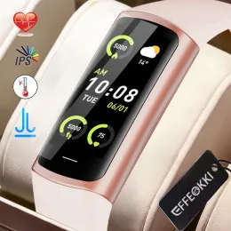 Браслеты Effeokki 2023 Health Smart Band Pro 6 Health Monitor для мужчин Женщины водонепроницаемые браслеты умные часы