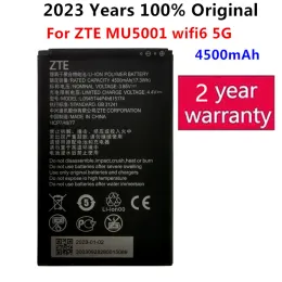 Router 2023 Jahre 100% Original neu 4500mah Li3945T44P4H815174 Batterie für ZTE MU5001 WiFI6 5G Tragbare WLAN -Wireless Router -Batterien