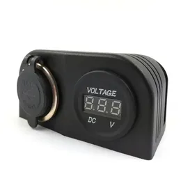 1/2 ثقوب جديدة سيارة مقبس USB قاعدة خيمة USB/Voltmeter/سجائر أخف وزناً قاعدة توصيل الطاقة لقارب دراجة نارية ATV للسيارة USB