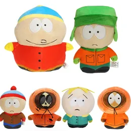 20 cm Southparks Plush Toys Cartoon Doll Stan Kyle Kenny Cartman Pillow Peluche Dzieci Prezent urodzinowy 240418